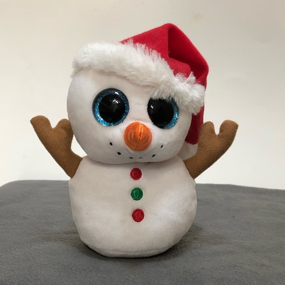 TY Beanie Boos - Scoop the Snowman (Glitter Eyes)